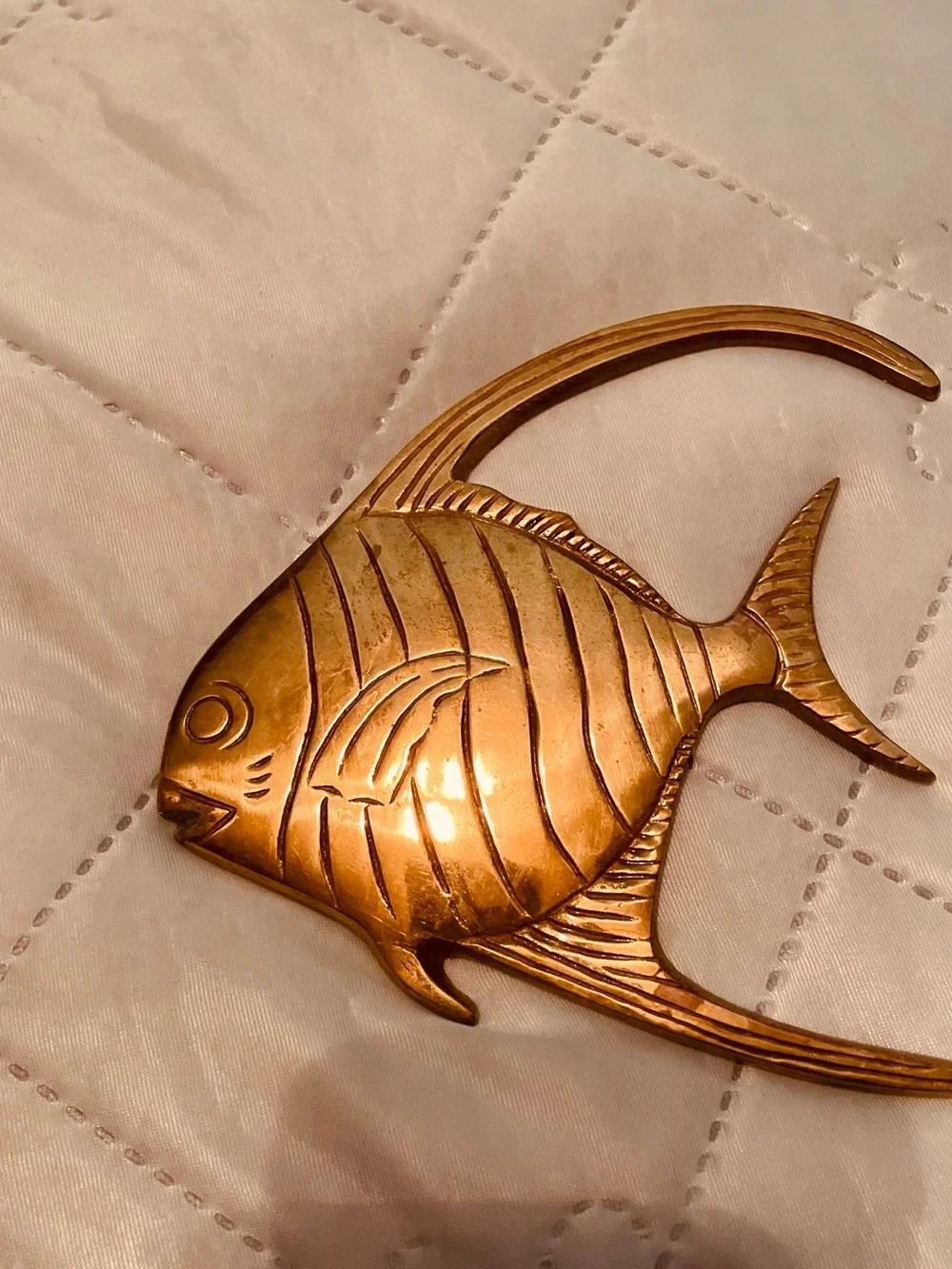 Brass Fish Wall Accents - Set of 3